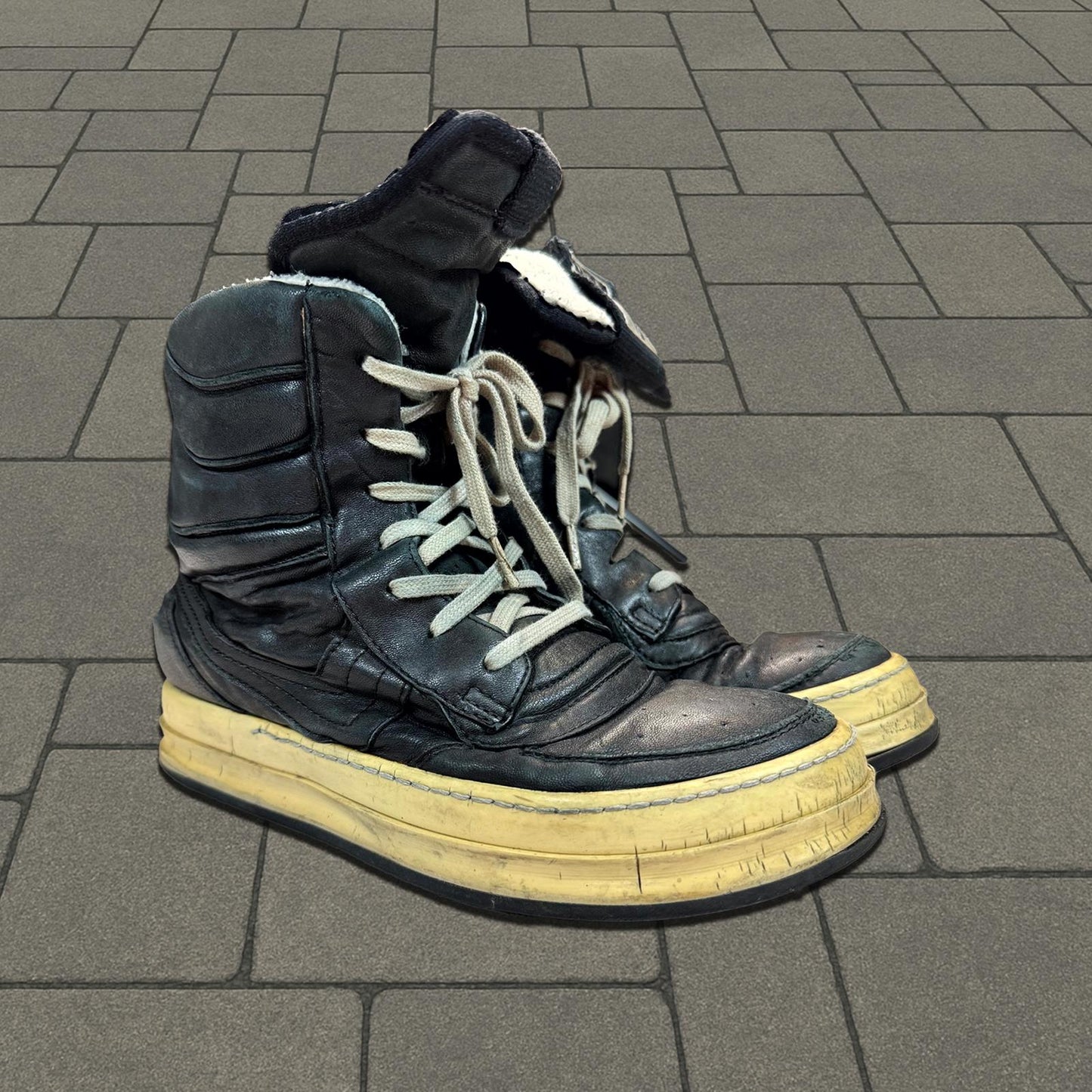 AW06 Rick Owens Pigskin Dunks