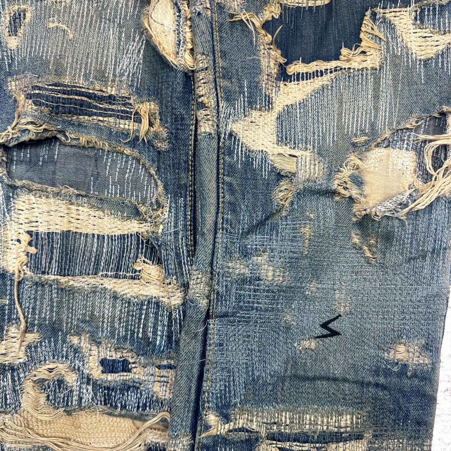 AW05 Undercover “Arts & Crafts” 85 Blue Boro Denim