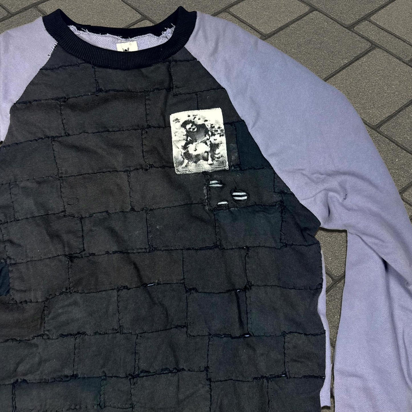 Miju Repairs ‘Lost Youth’ Patchwork Sweatshirt
