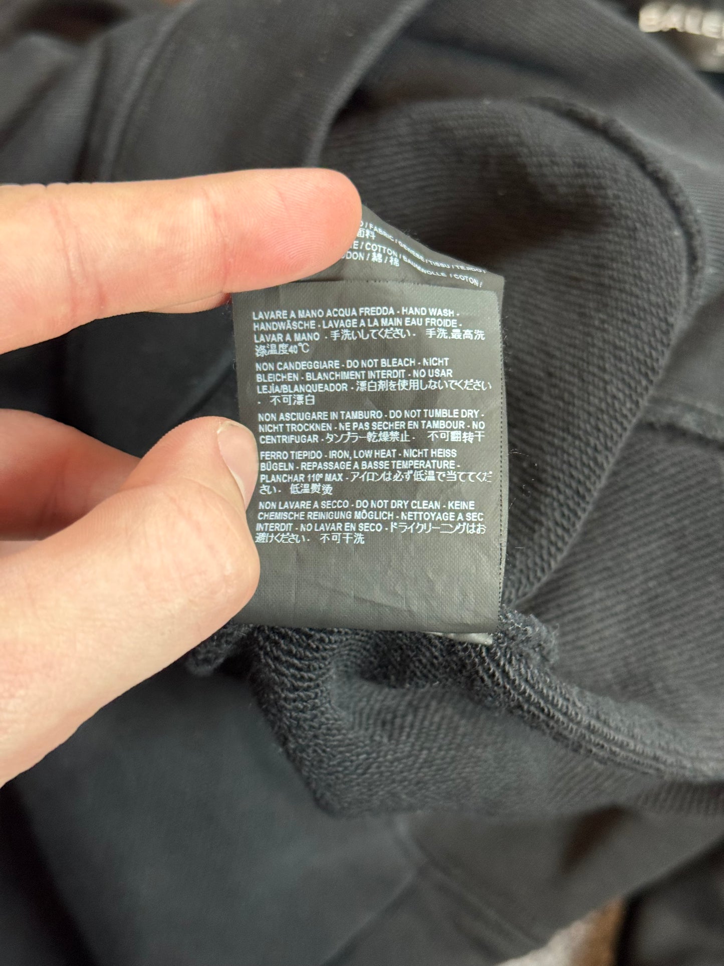 FW18 Balenciaga Paris Skyline Hoodie