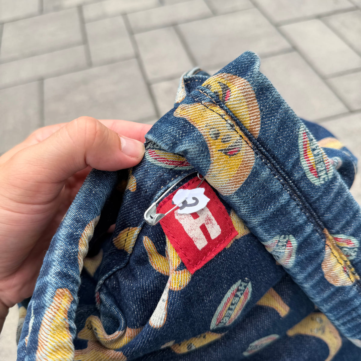 Hysteric Glamour Banana Denim Backpack