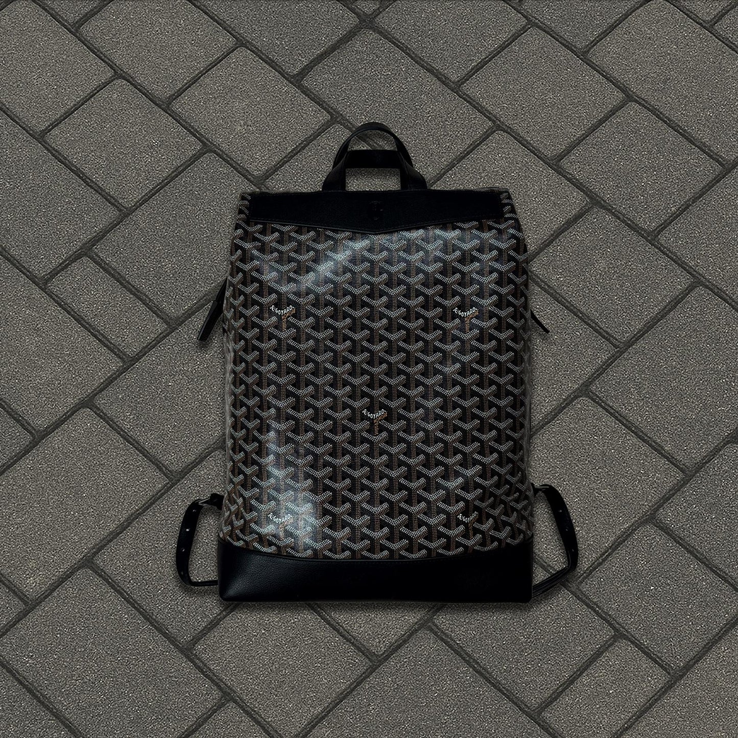 Goyard Black Cisalpine Backpack