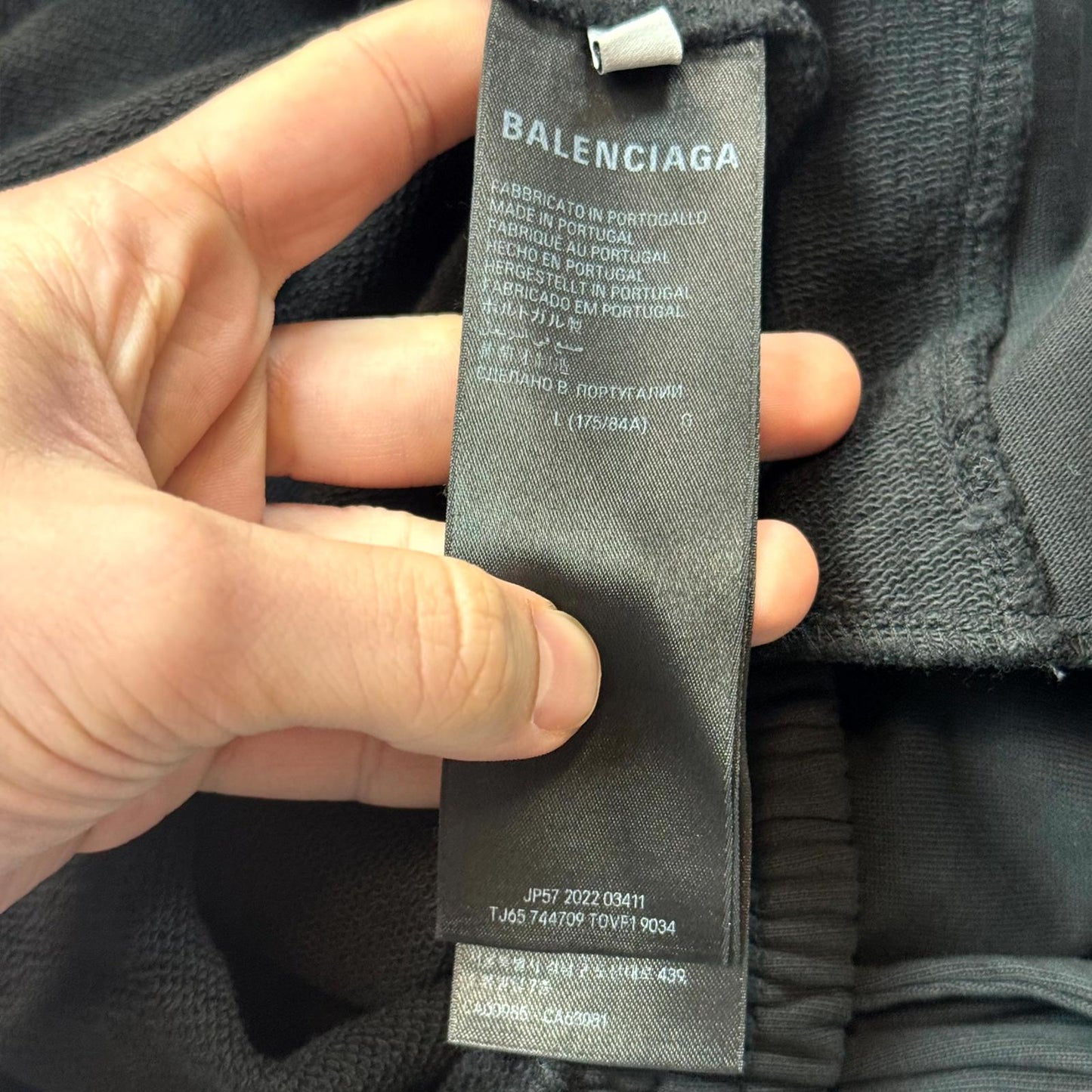 SS23 Balenciaga Distressed Sporty-B Sweatpants