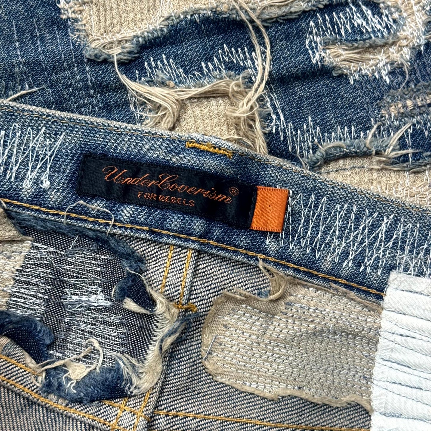 AW05 Undercover “Arts & Crafts” 85 Blue Boro Denim