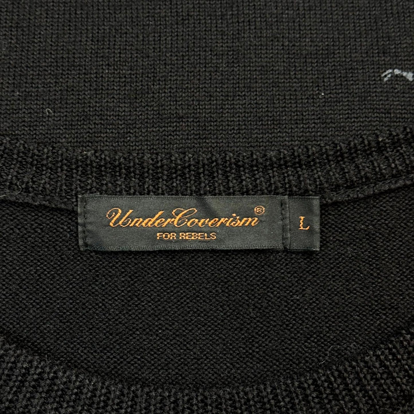 AW03 Undercover Logo Knit Half Sleeve