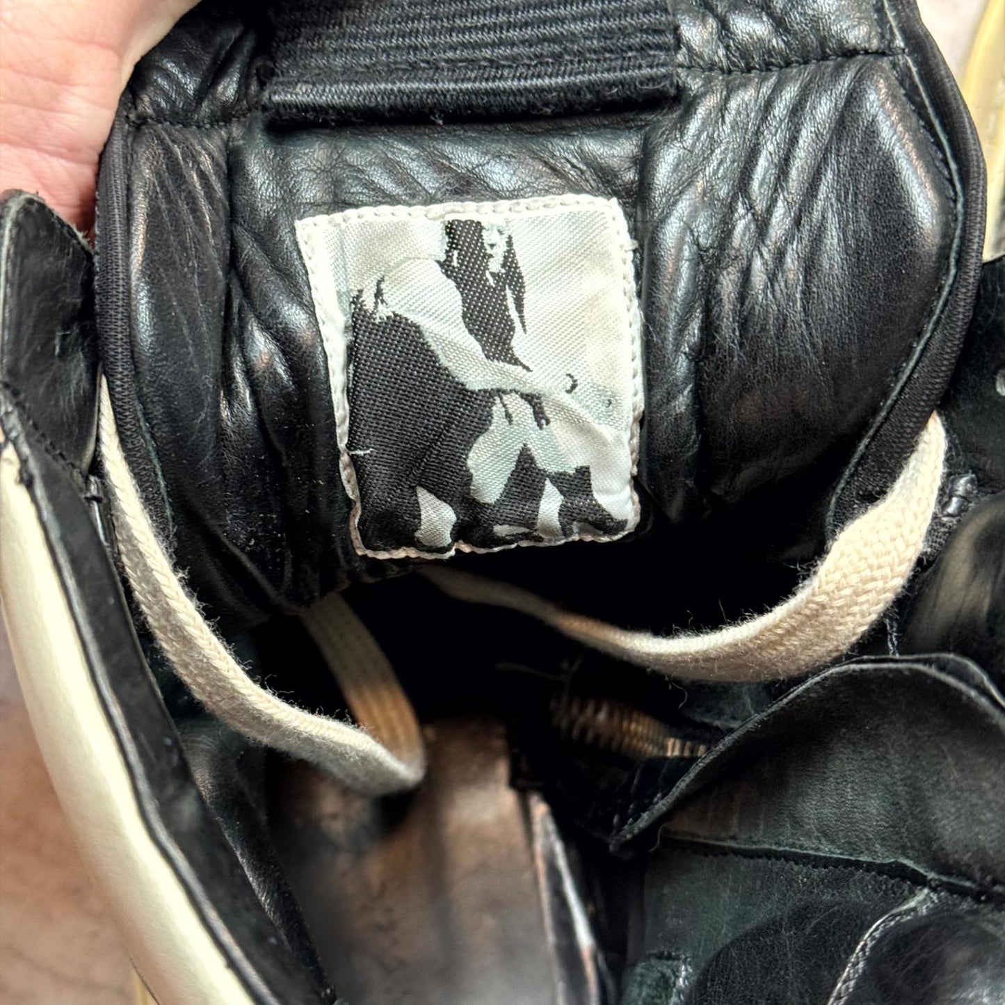 2010 Rick Owens Snakeskin Short Tongue Geobasket