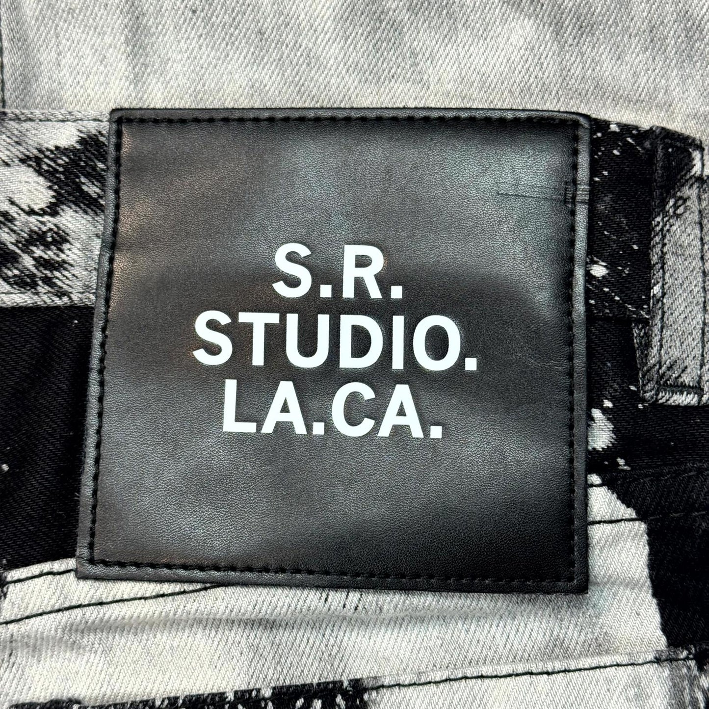 Sterling Ruby Black Soto Tie Dye Denim