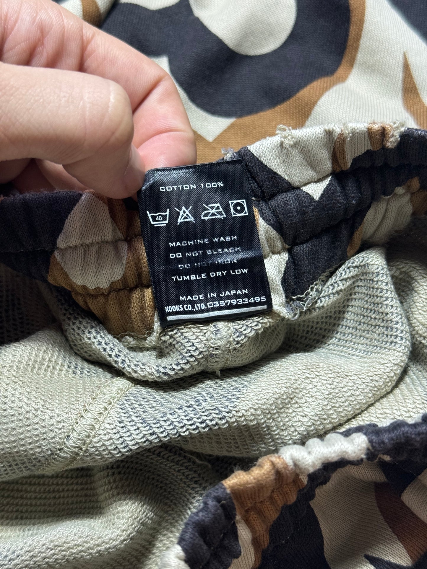 AW04 Number Nine Tribal Sweatpants