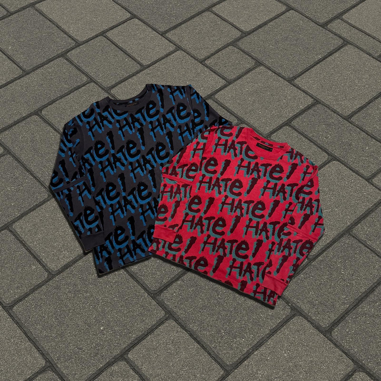 AW03 Undercover 'Paperdoll' Blue I Hate Longsleeve