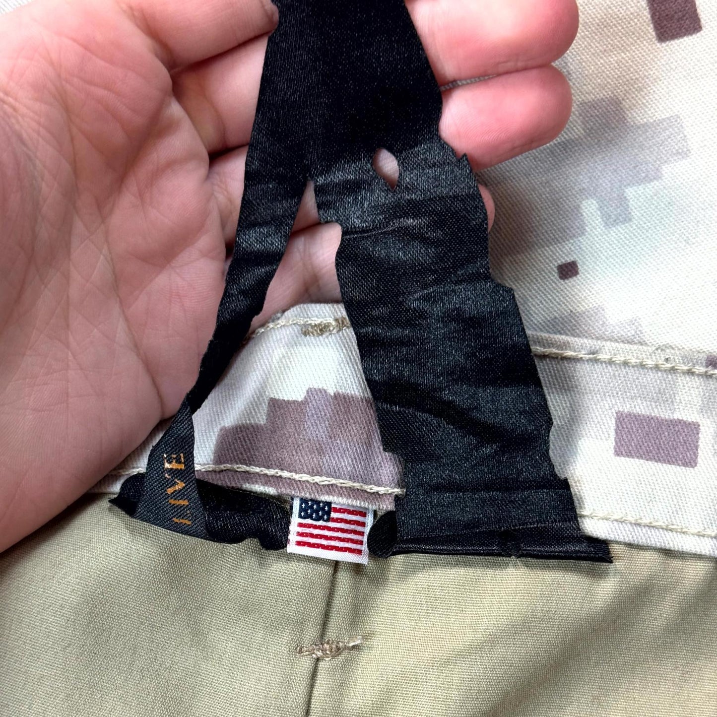 Vlone Digital Camo Desert Old English Denim