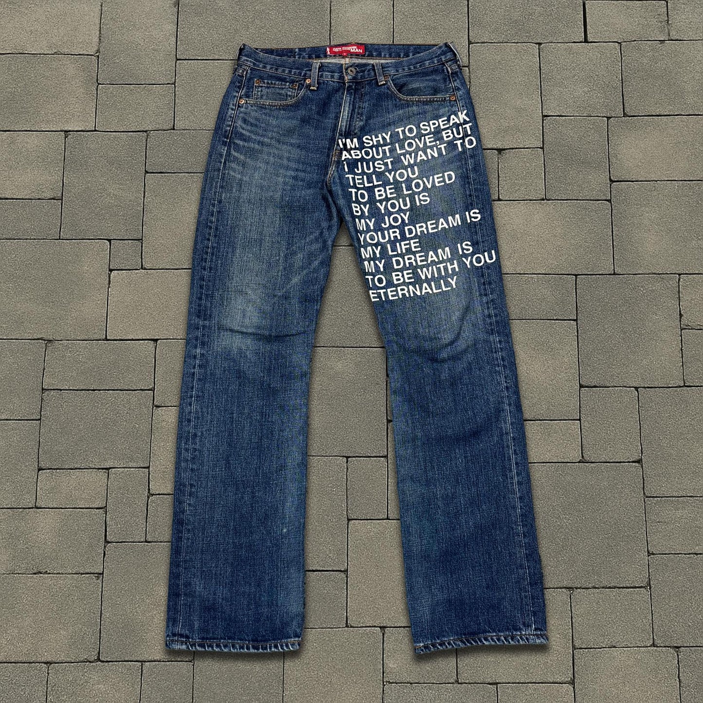 SS02 Junya Watanabe Poem Denim