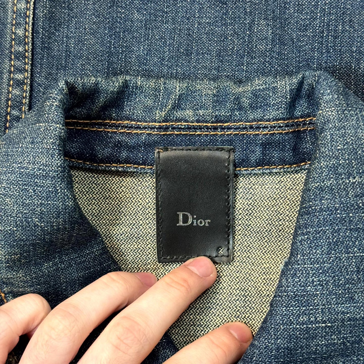 SS05 Dior Homme Rust Denim Jacket