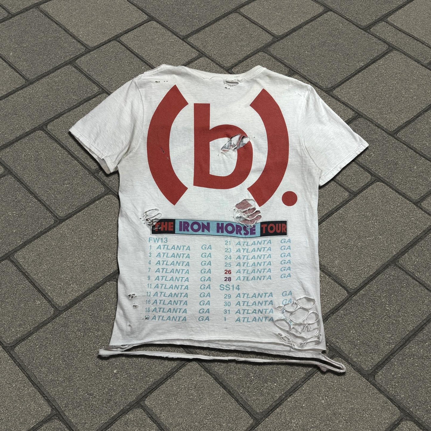 FW13 Bstroy 'Boys Dont Cry' Distressed Tee