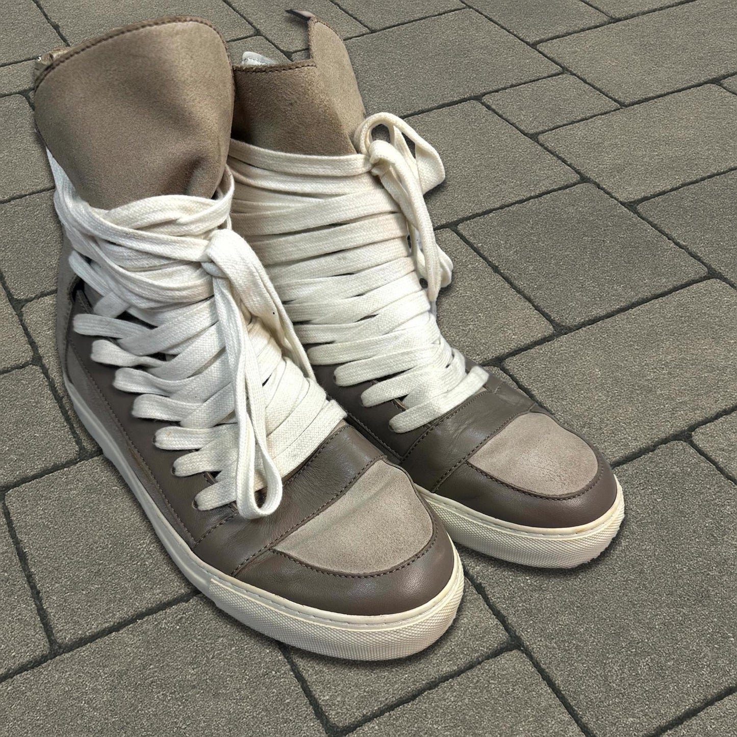 Kris Van Assche Multi Lace Hi Top Sneaker