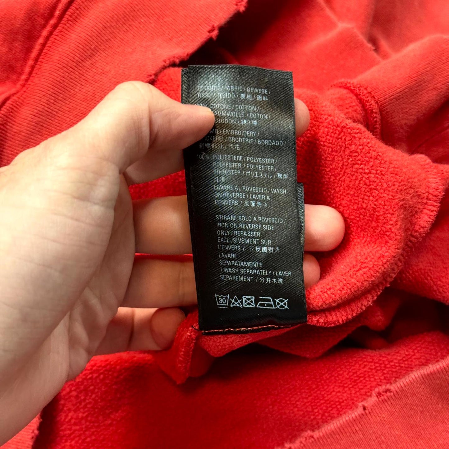 2021 Balenciaga Fortnite 1/200 Red Hoodie