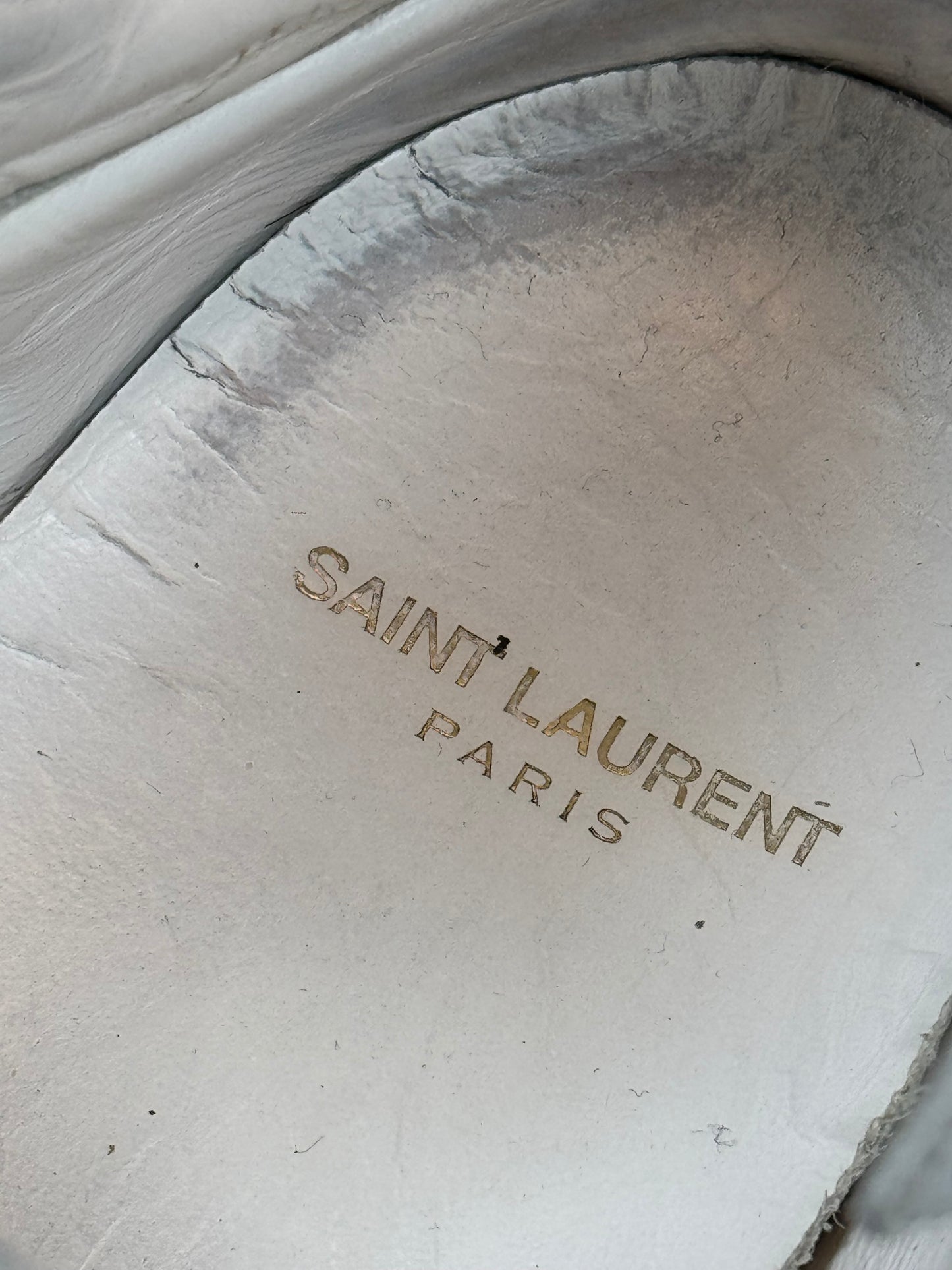 Saint Laurent SL/01H Hi Top Studded Sneakers