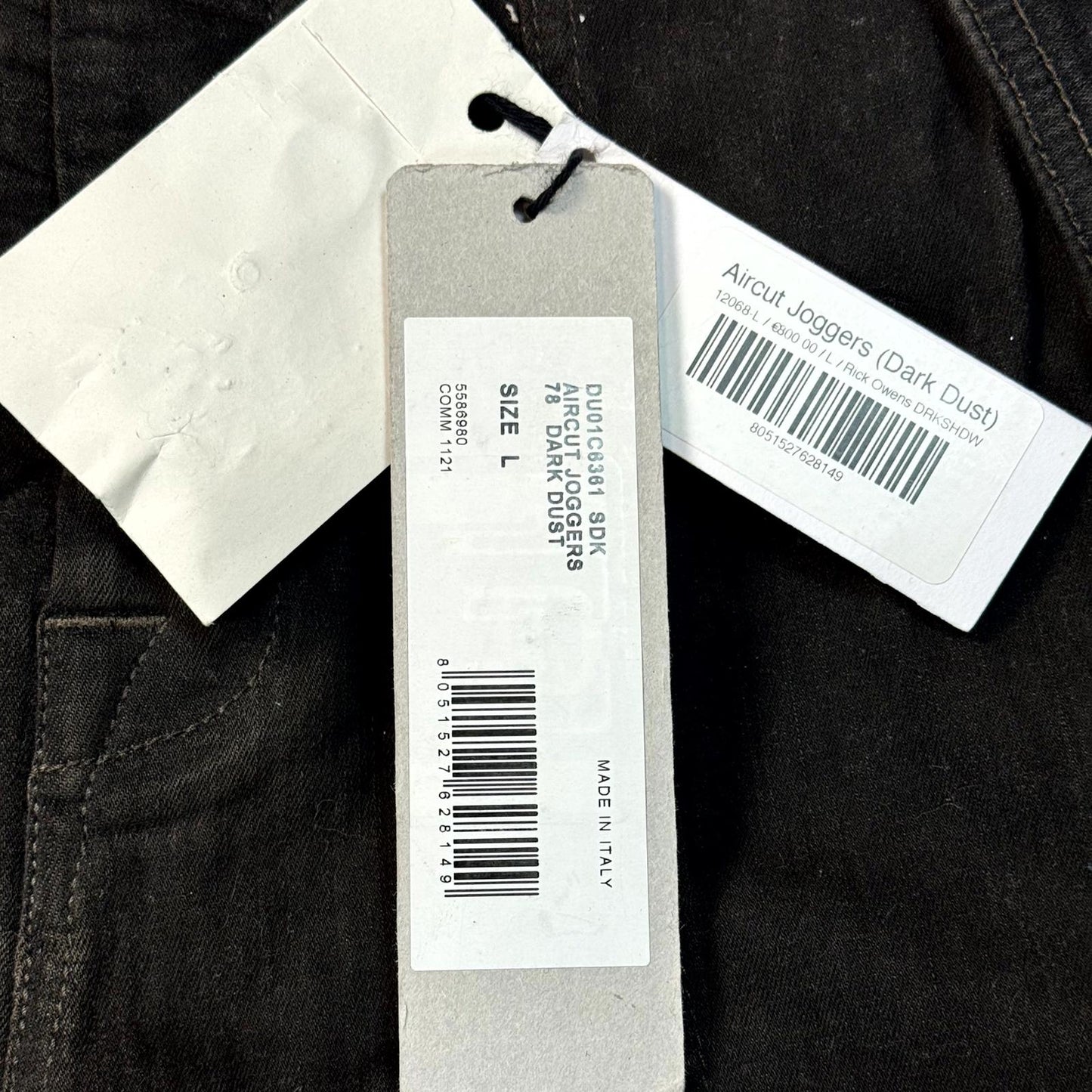 Rick Owens Dark Dust Aircut Joggers