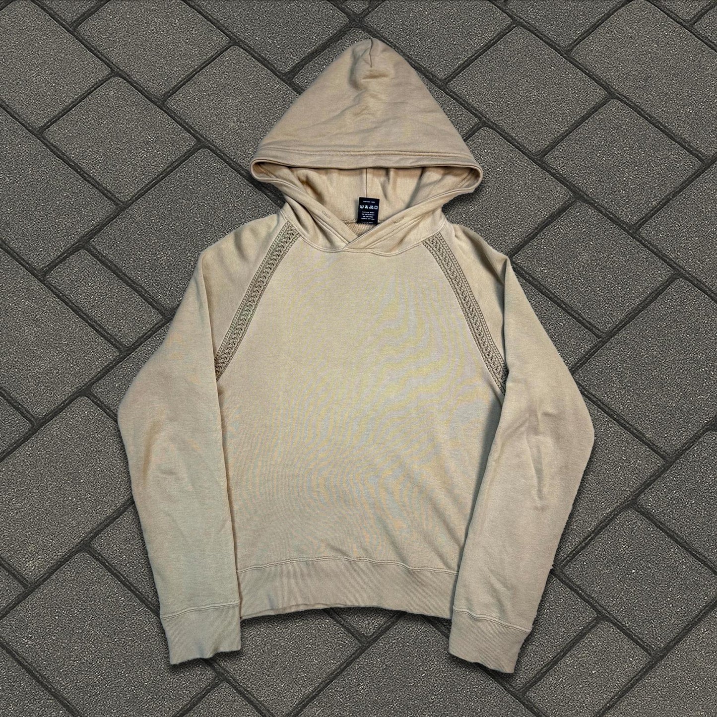 AW03 Number Nine Beige Rope Hoodie