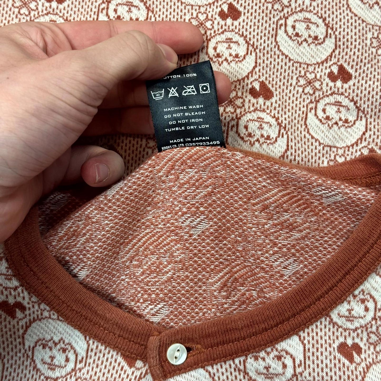 AW03 Number Nine Touch Me Im Sick Pajama Shirt