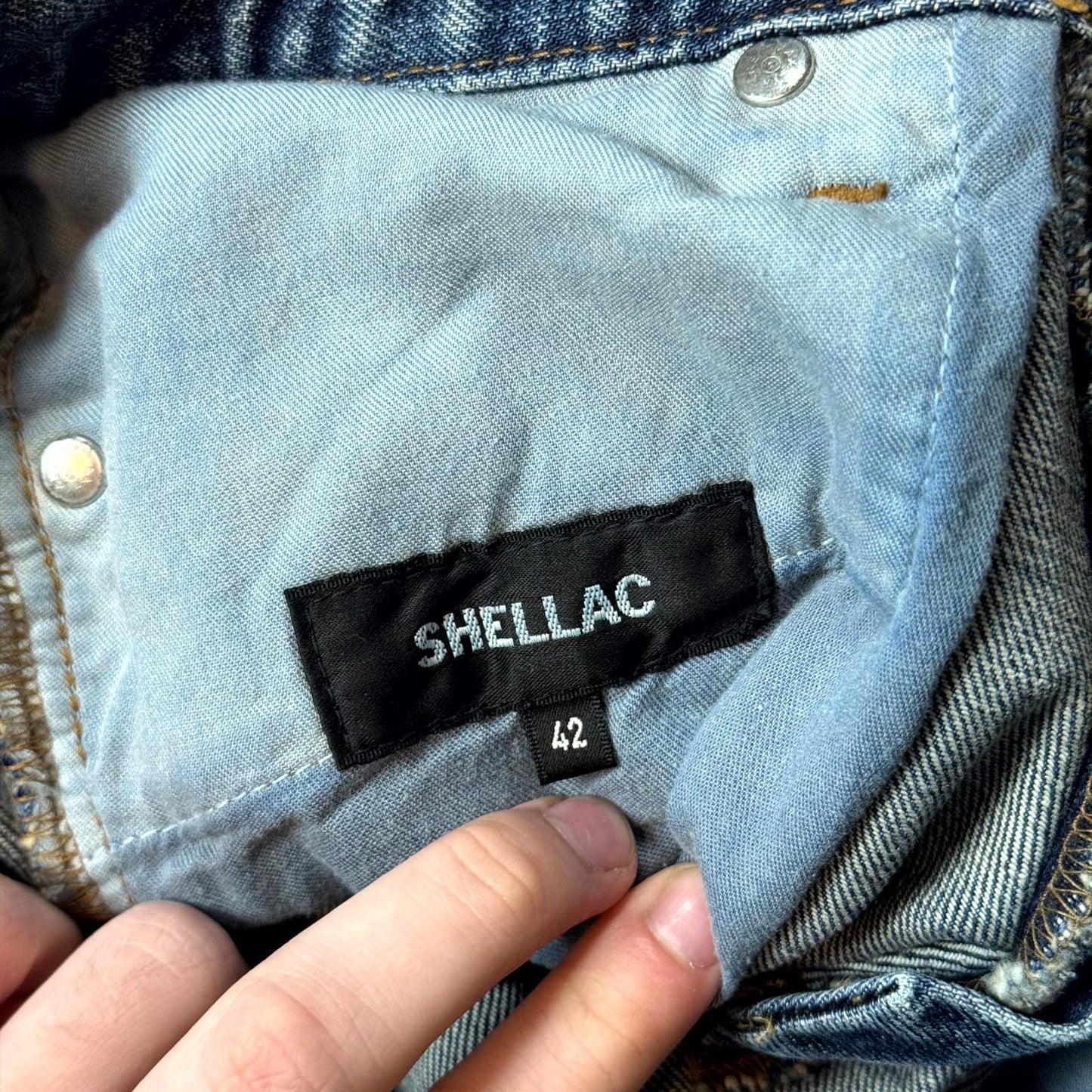 Shellac Dirty Wash Flared Denim