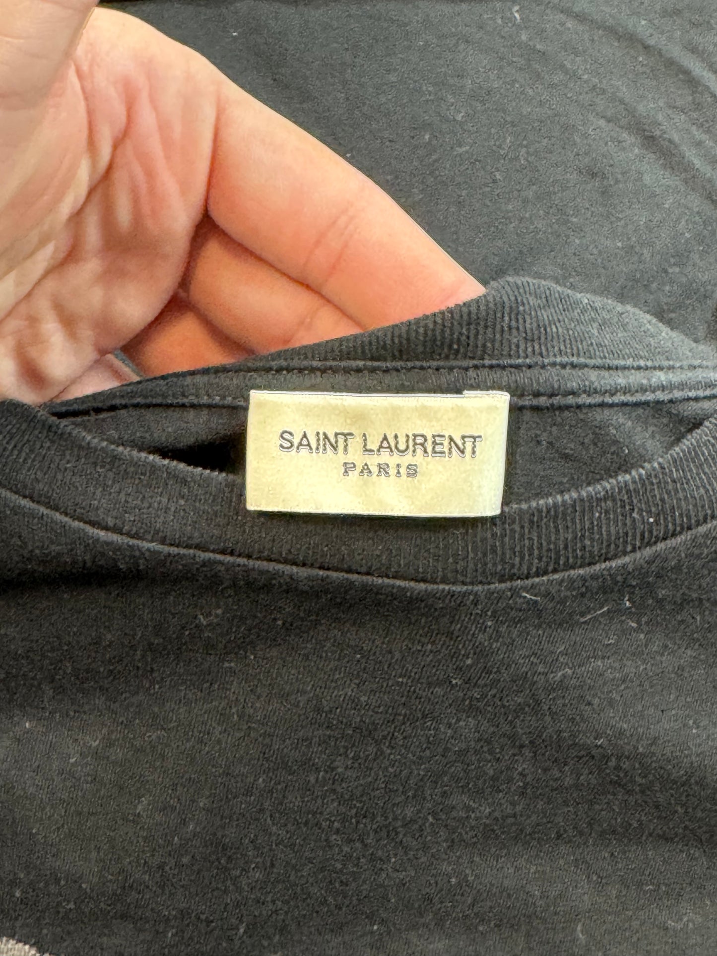 Saint Laurent Paris Palm Trees Tee Shirt