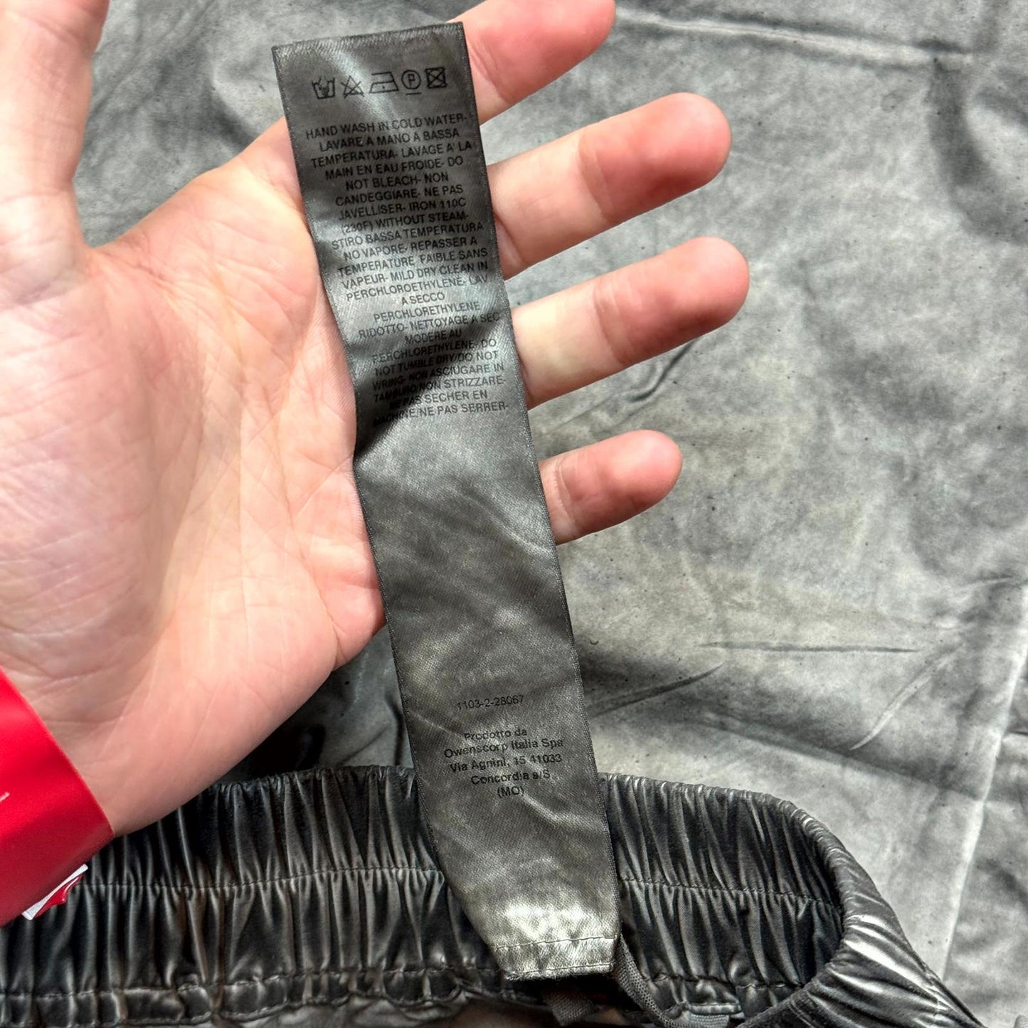 Rick Owens Light Wax Grey Bela Pants