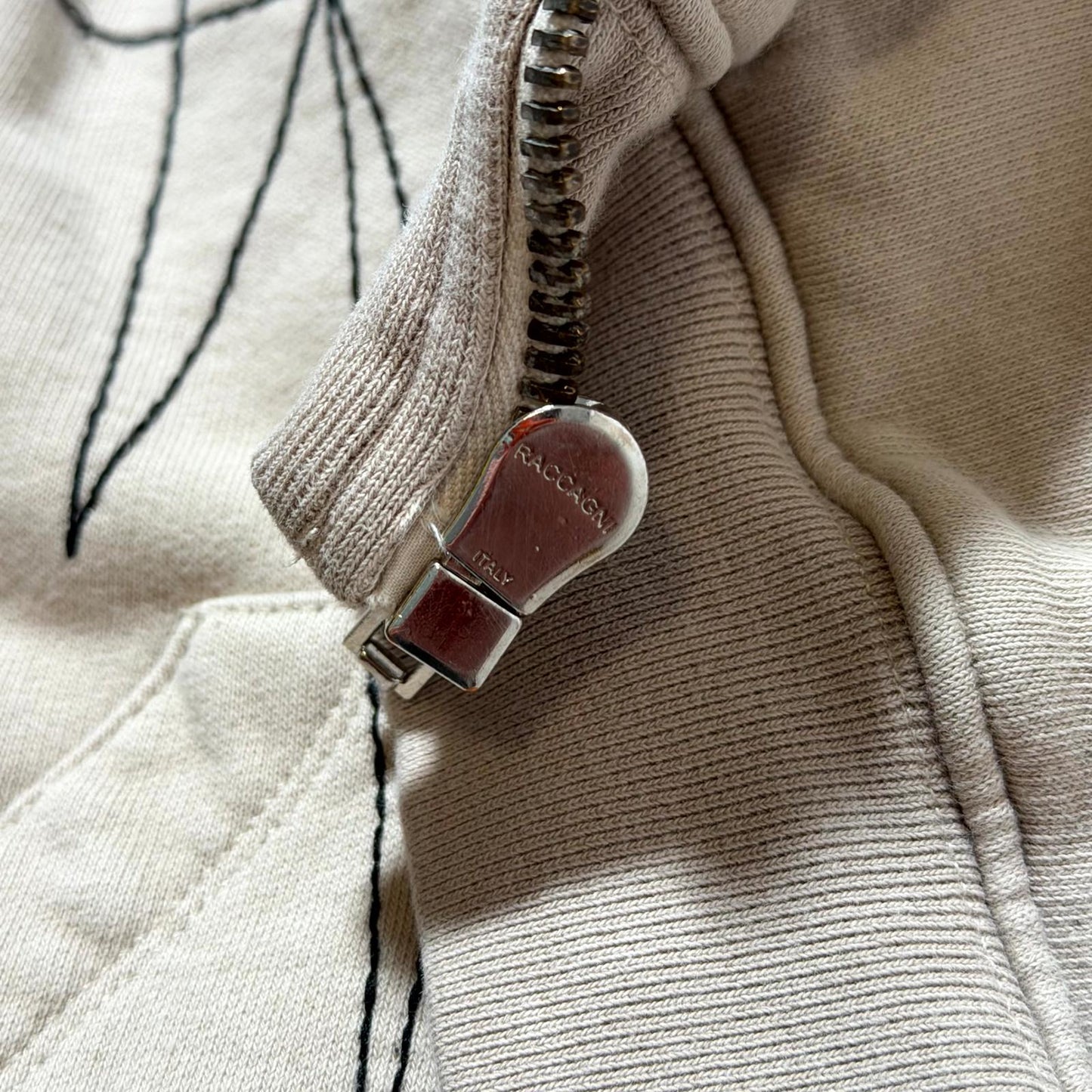 FW15 Rick Owens Stitched Jason Hoodie