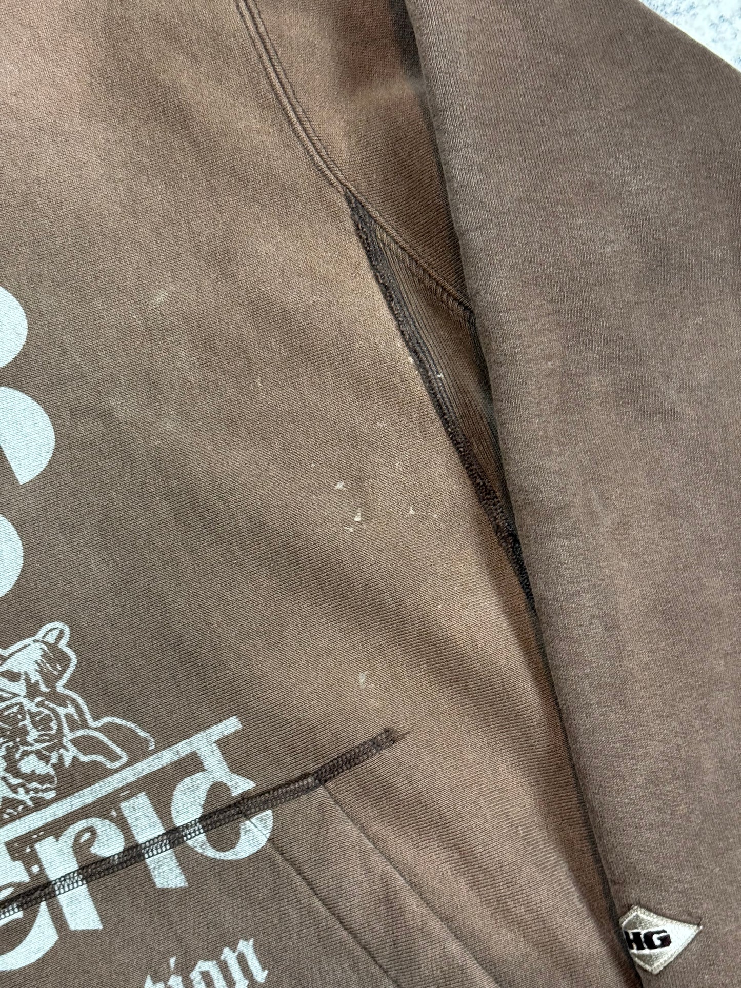 Hysteric Glamour “Free Improvisation” Brown Hoodie