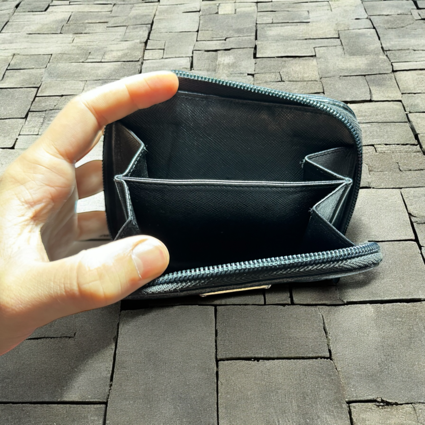 Prada Triangle Logo Wallet