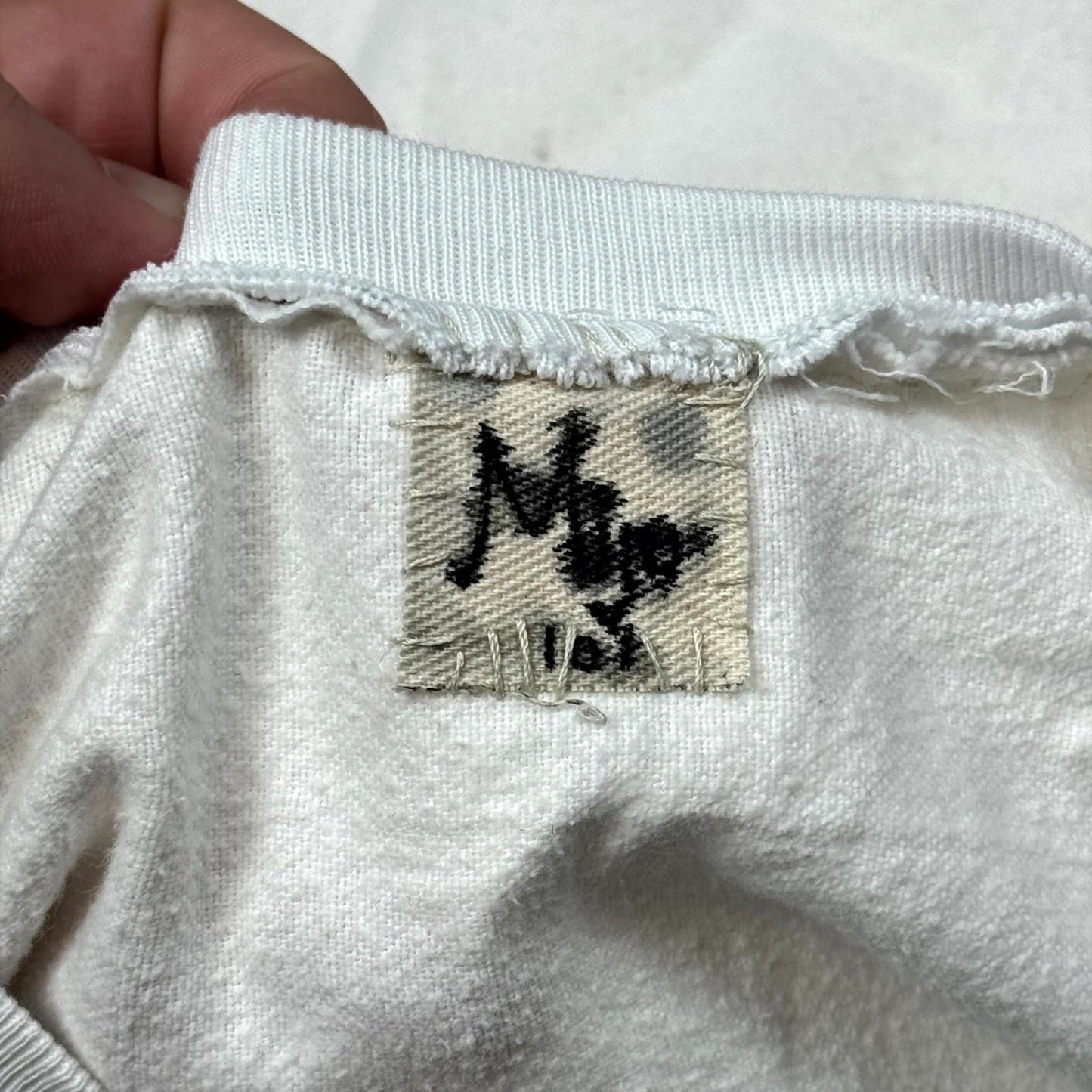 Miju Repairs White Union Jack Sweatshirt