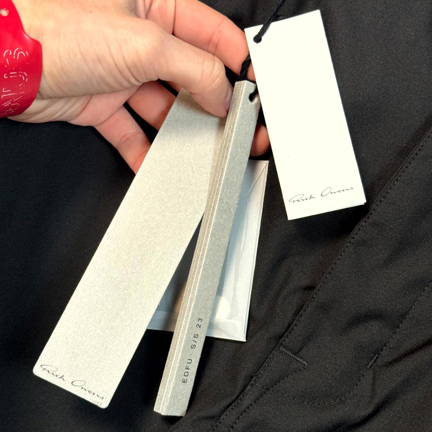 SS23 Rick Owens “Edfu” Nylon Banana Cut Pants