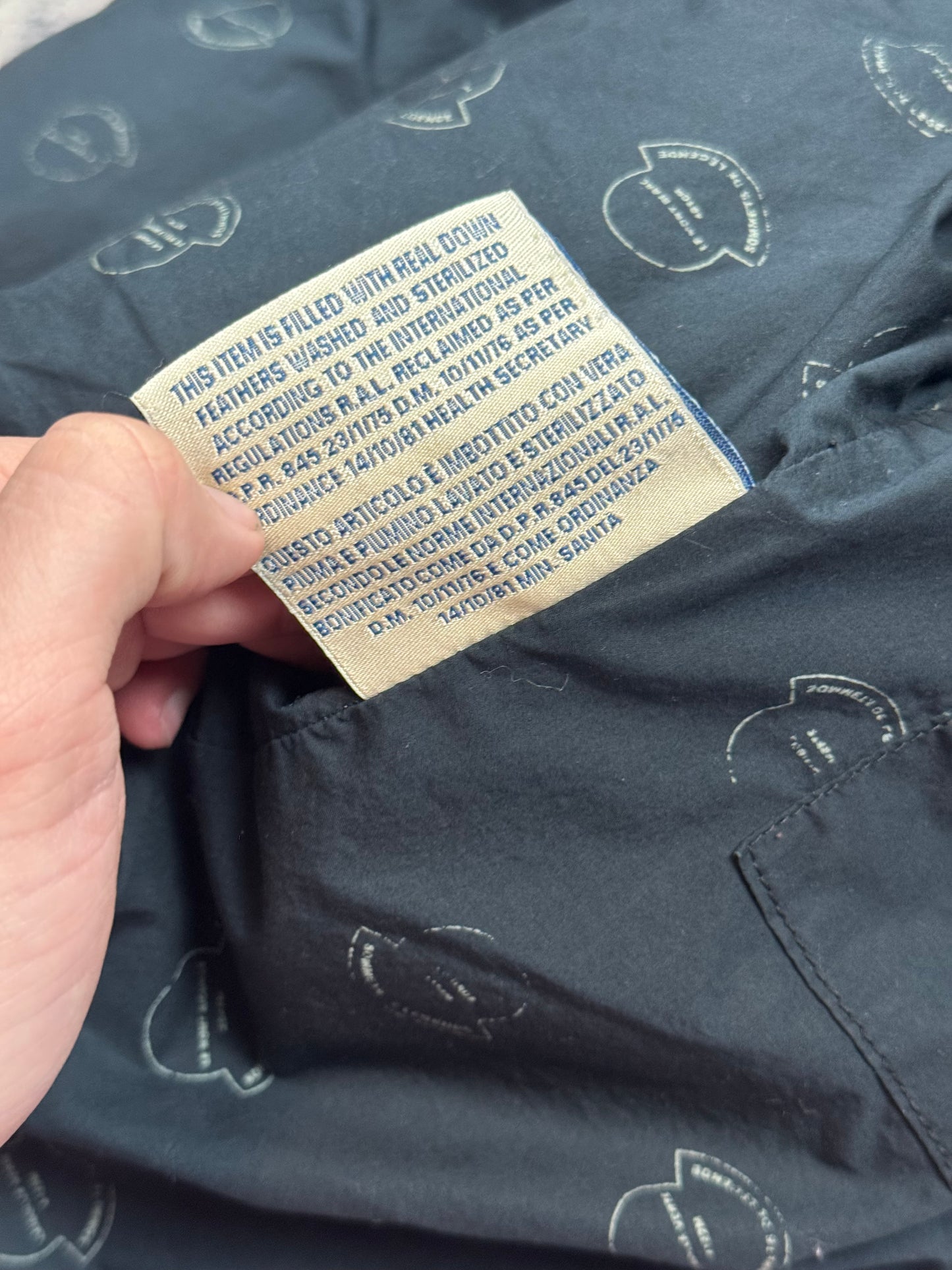 FW10 Visvim x Moncler Navy Borosiri Jacket
