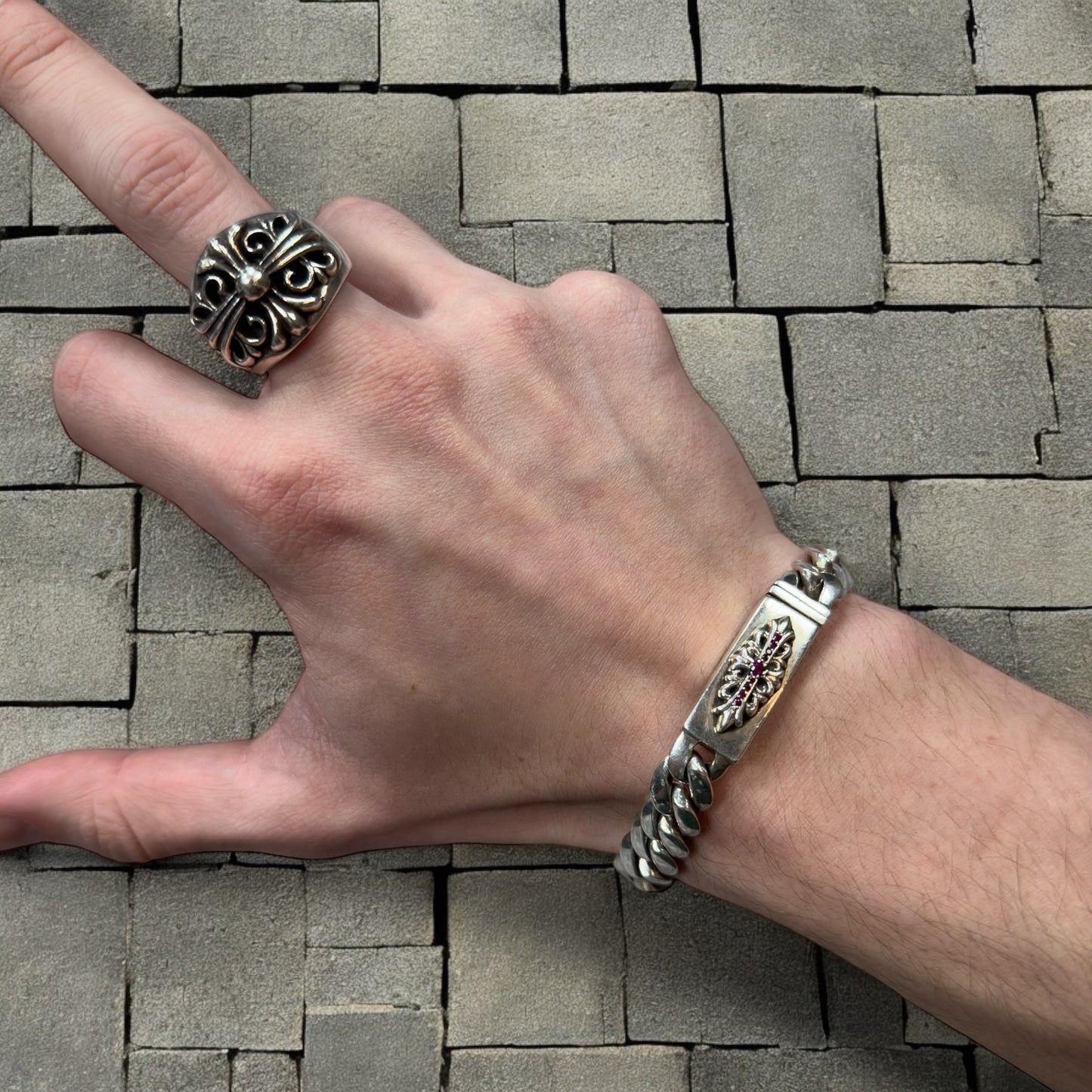 Chrome Hearts Keeper Ring