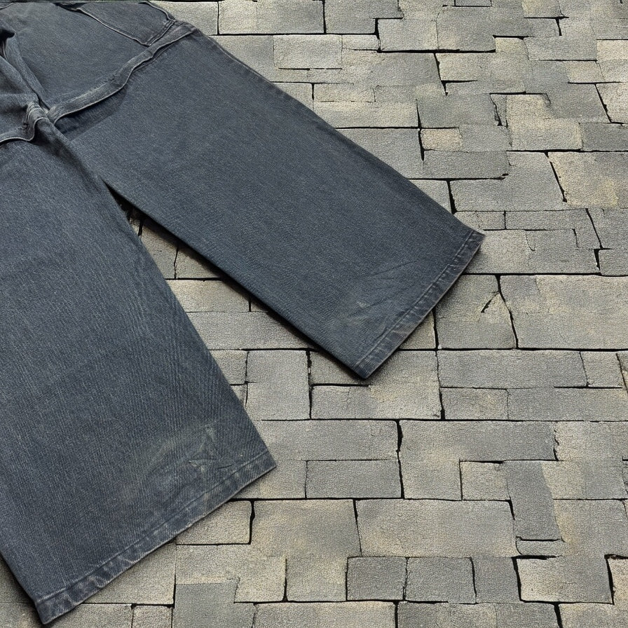 FW21 Balenciaga Indigo Convertible Denim Cargos