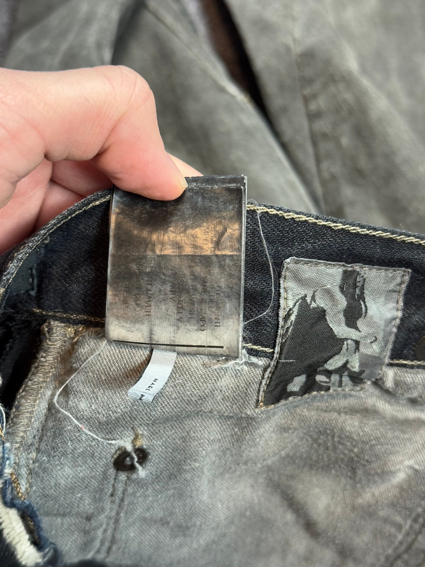 SS09 Rick Owens Hogwash Detroit Cut Denim