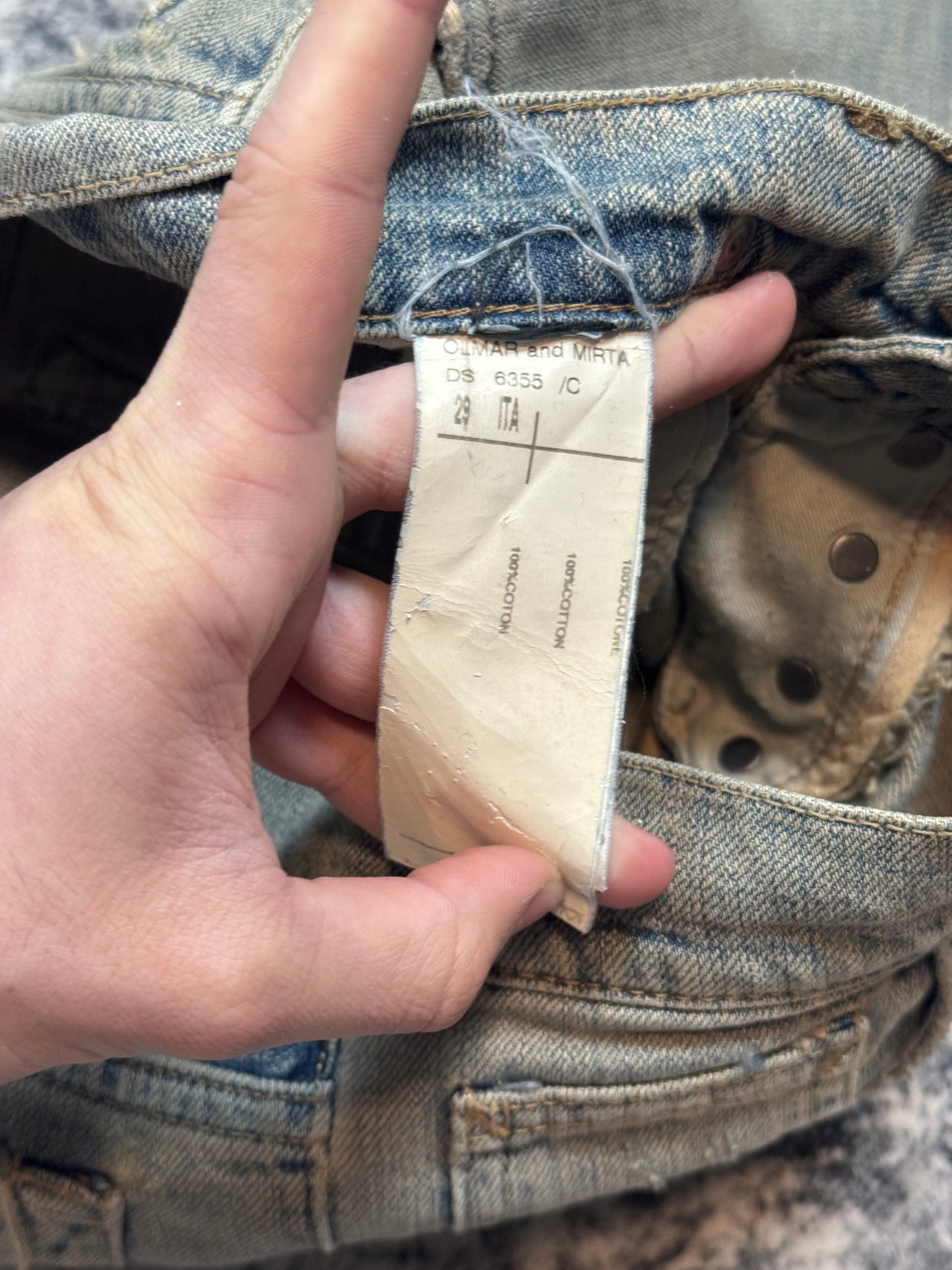 FW06 Rick Owens “Dustulator” Detroit Cut Denim
