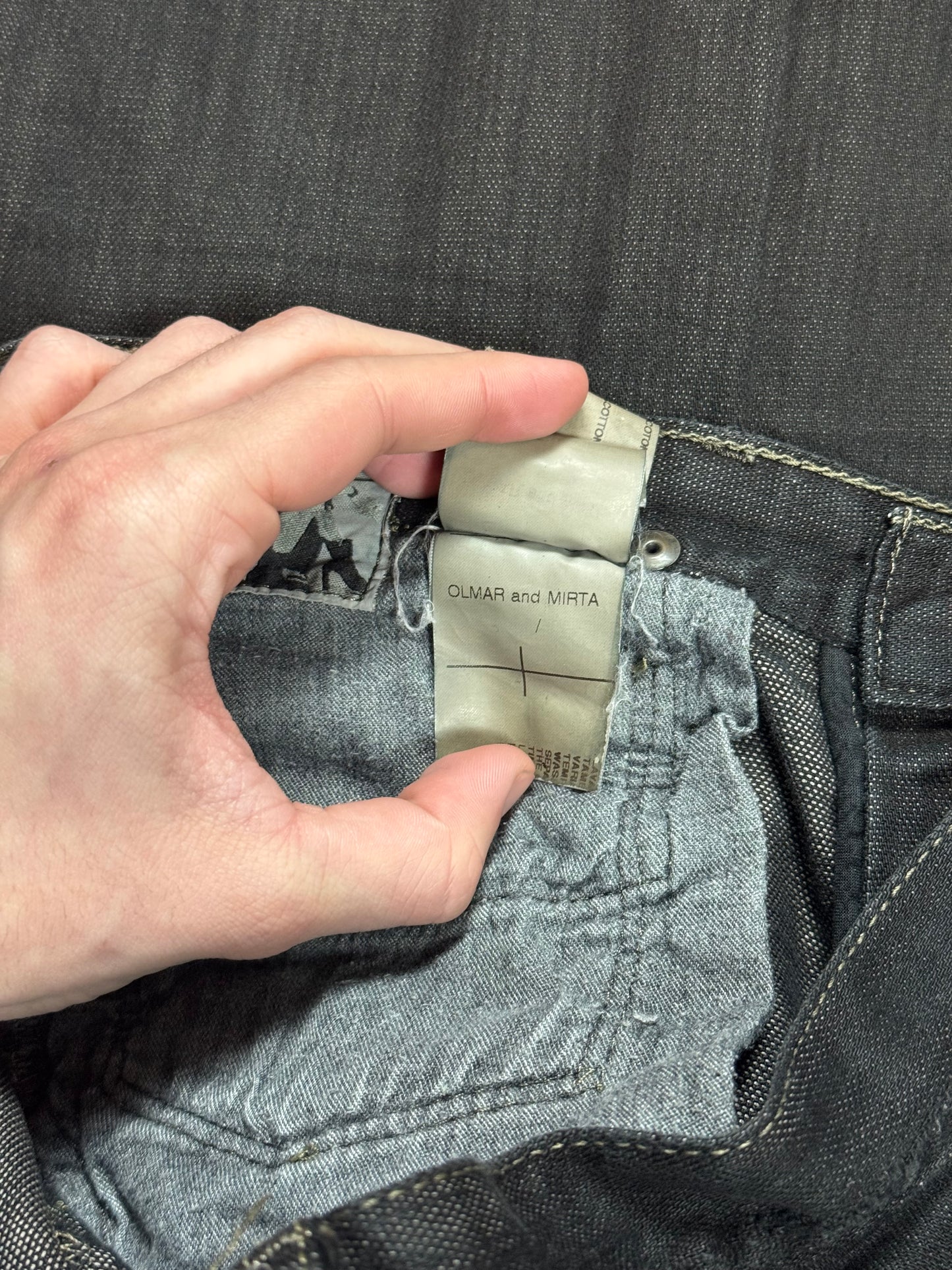 SS06 Rick Owens Low Rise Denim