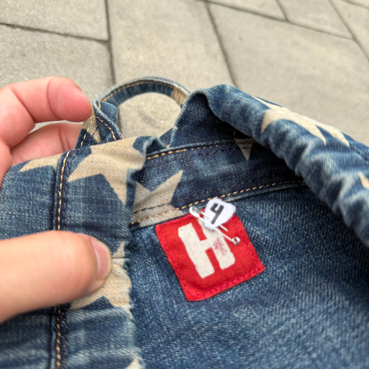 Hysteric Glamour Star Denim Backpack
