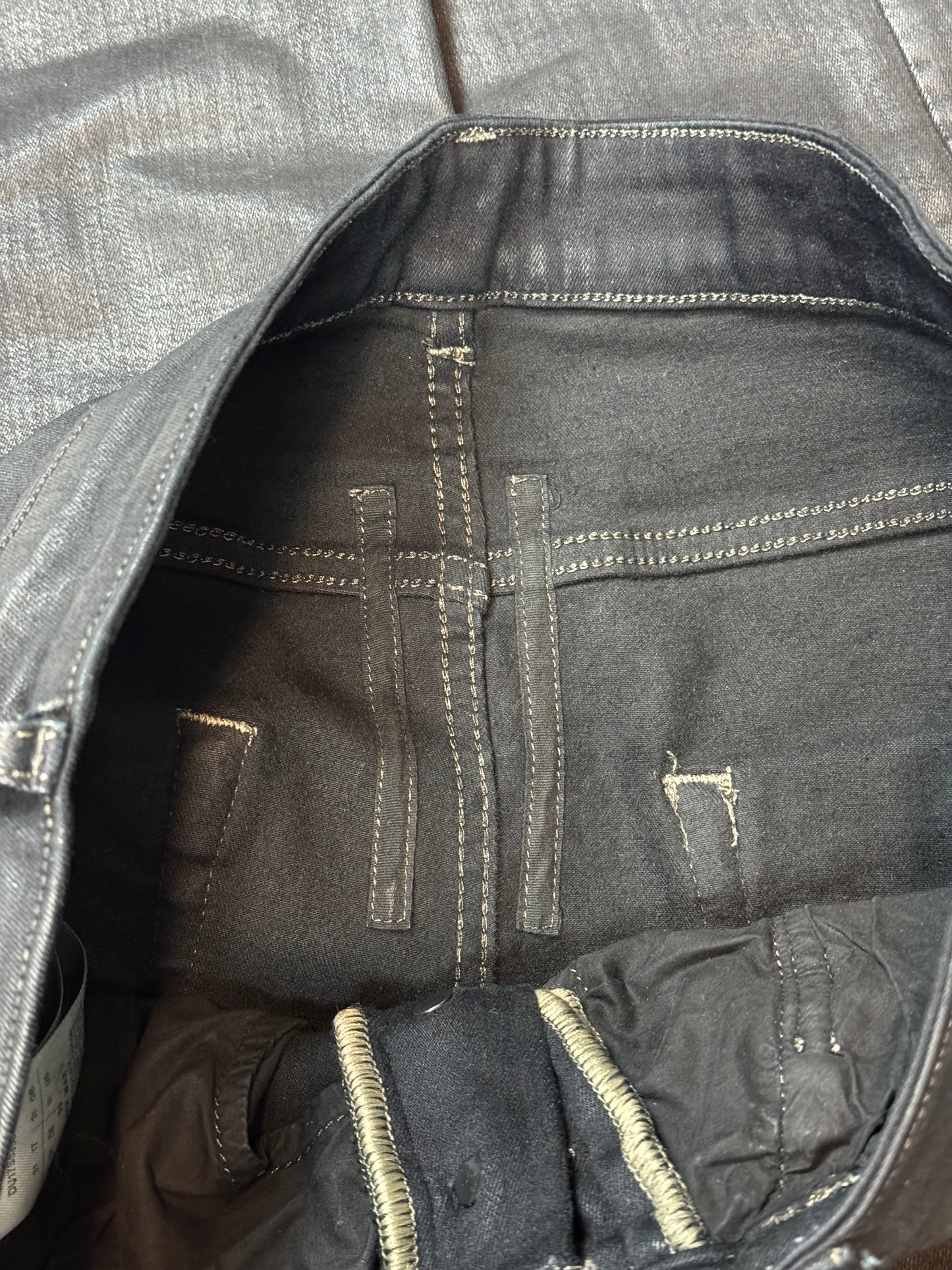 Rick Owens Waxed Denim