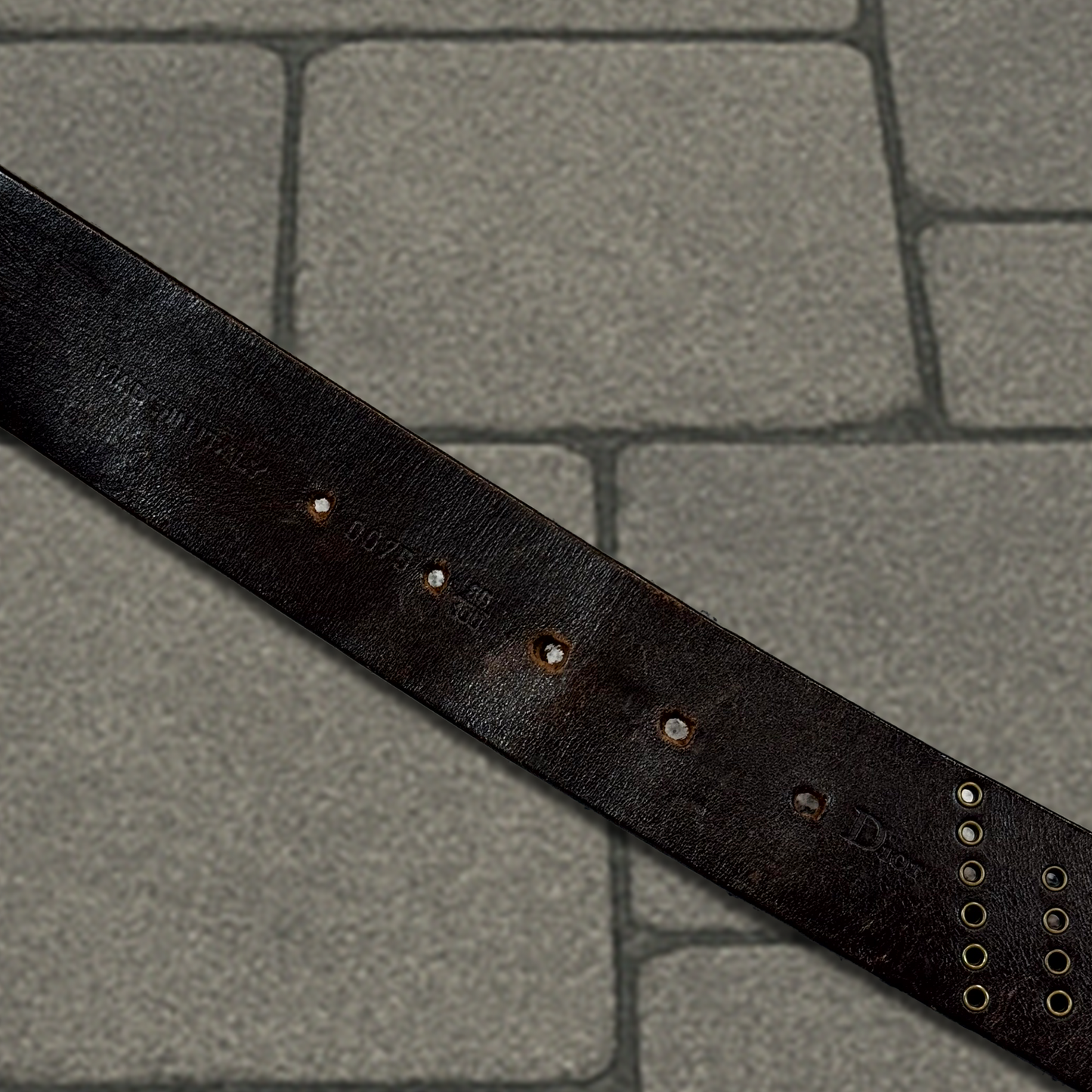 AW05 Dior Homme H-Belt
