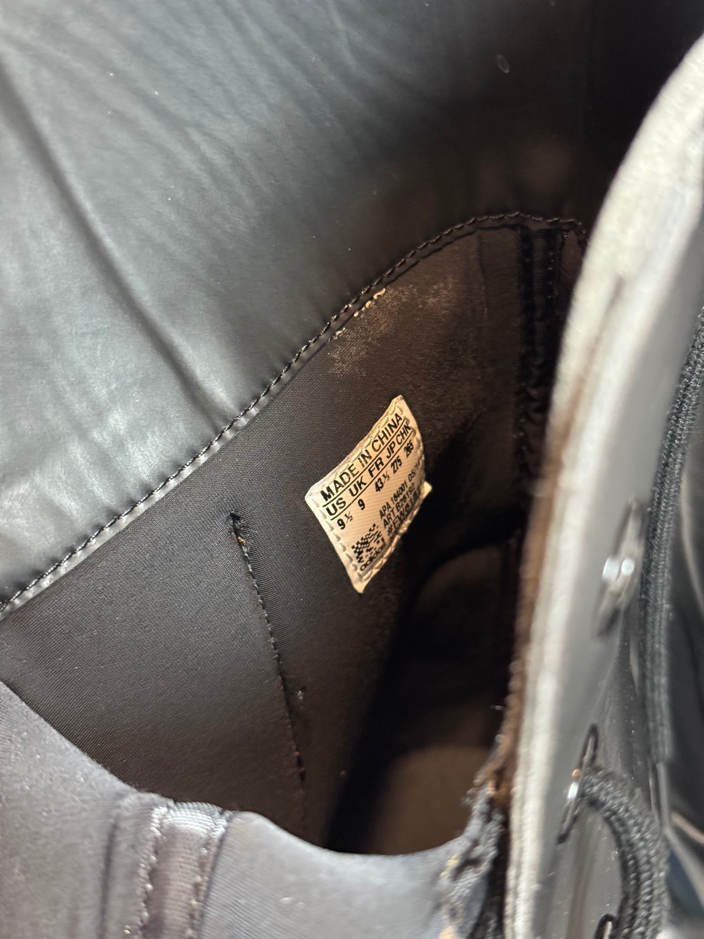 Raf Simons Sterling Ruby Adidas Black Bunny Boots