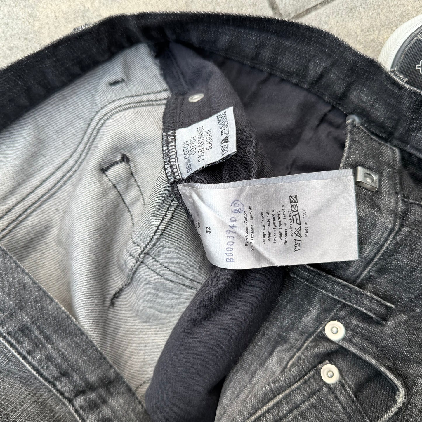 AW10 Dior Homme Grey Jake Denim