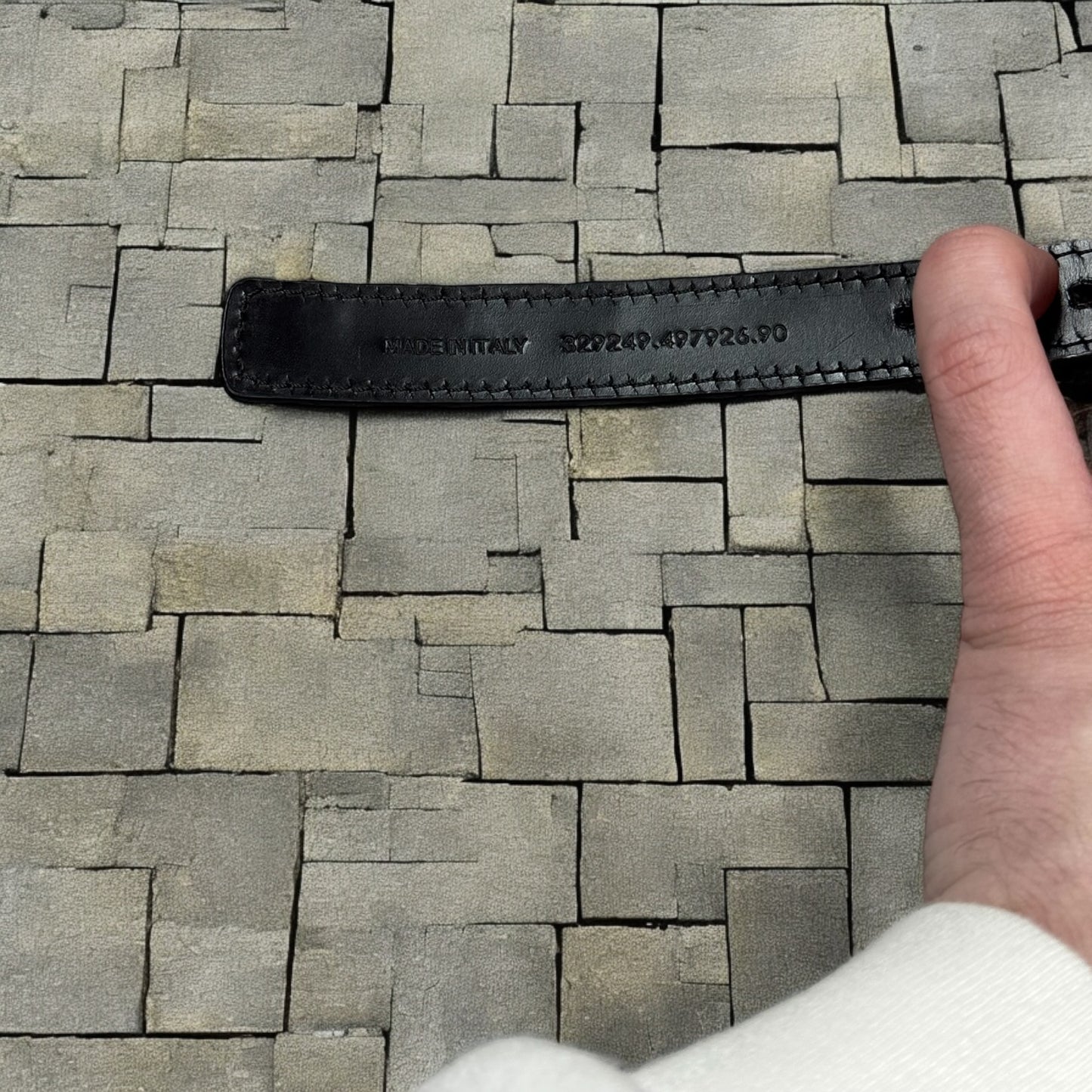 FW13 Saint Laurent Gold Studded Belt