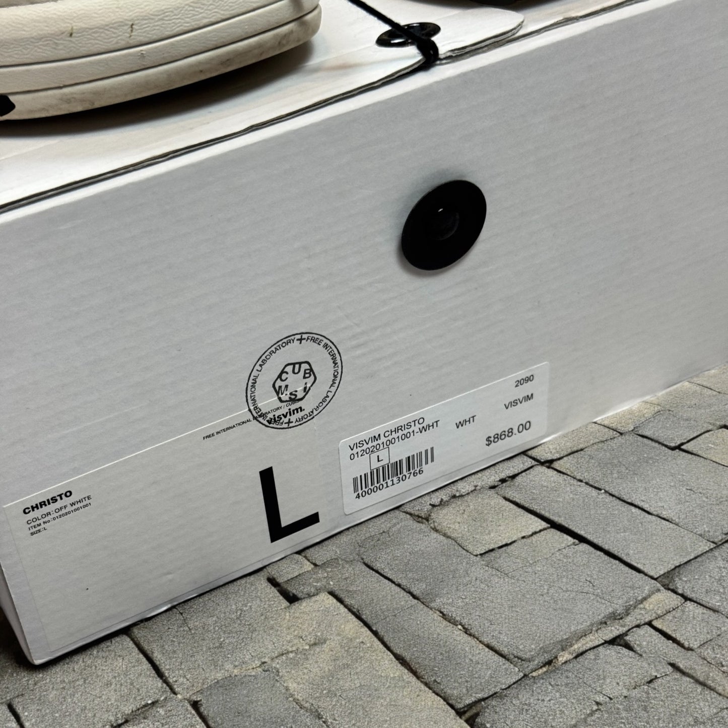 AW2020 Visvim White Polka Dot Christo