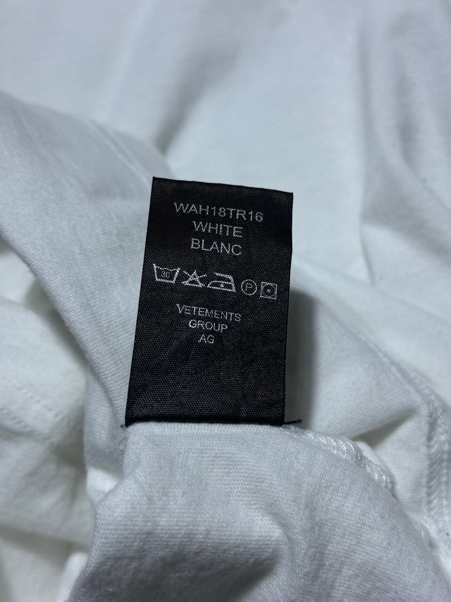 SS18 Vetements Staff Tee