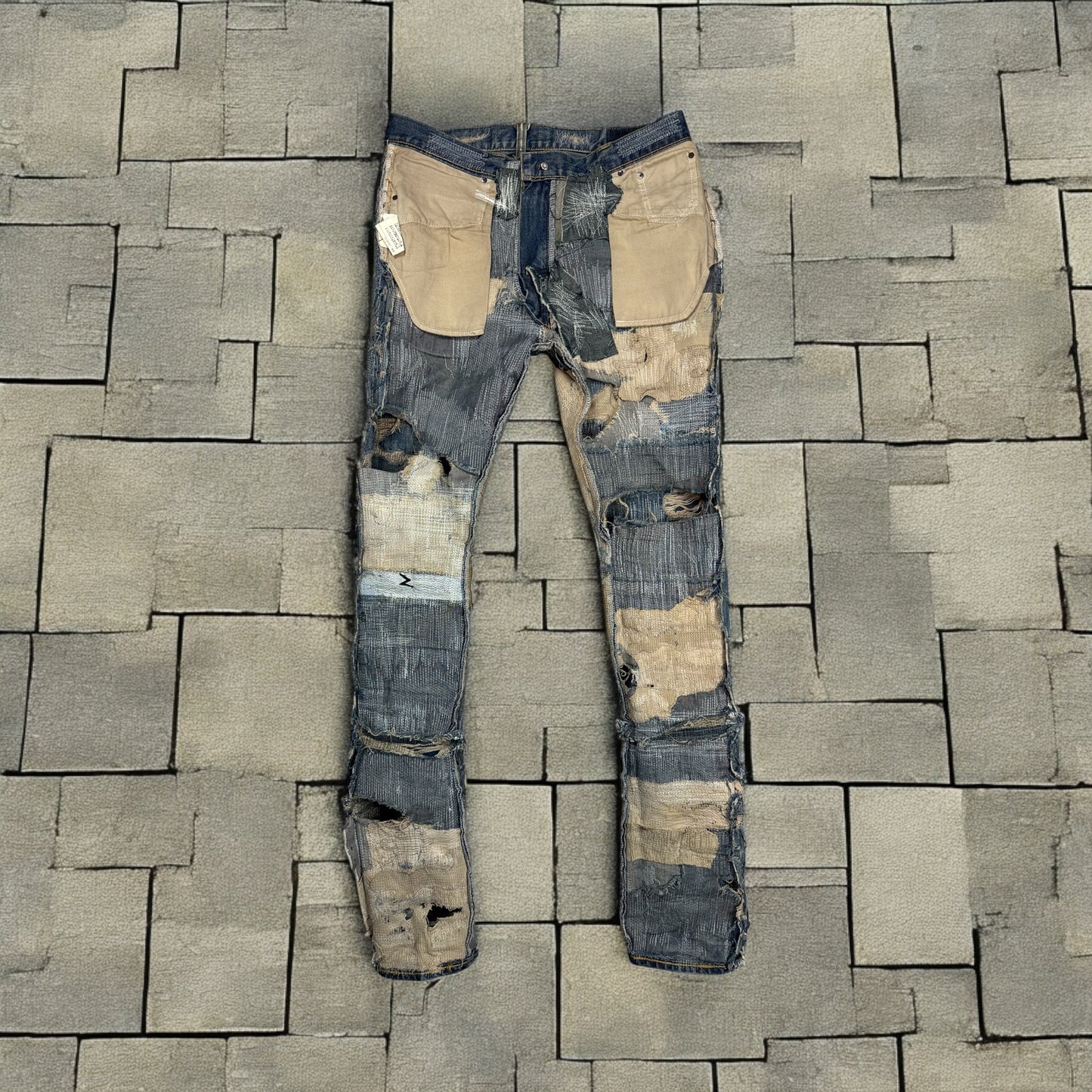 AW05 Undercover “Arts & Crafts” 85 Blue Boro Denim