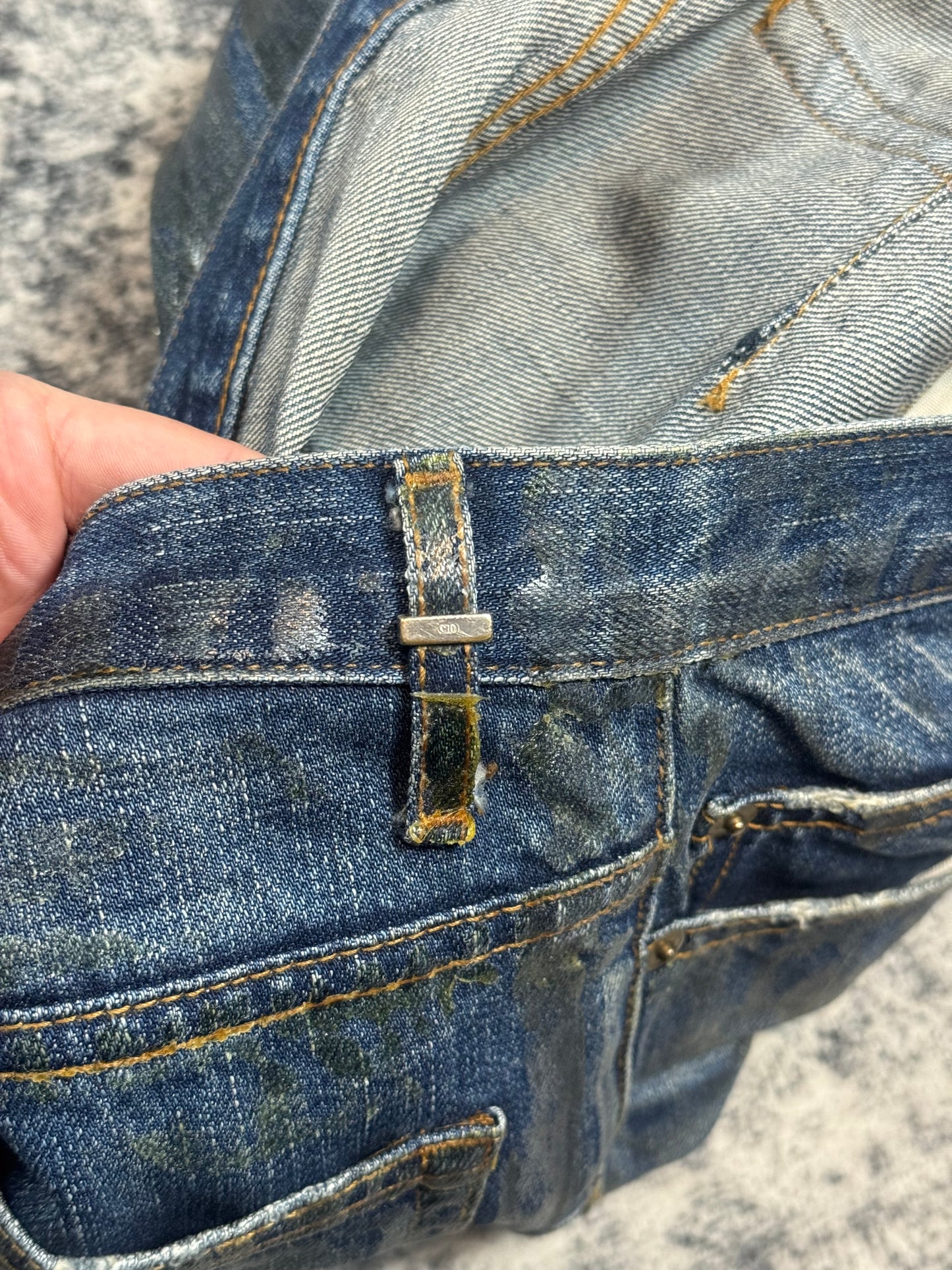 AW03 Dior Homme Blue Luster Denim