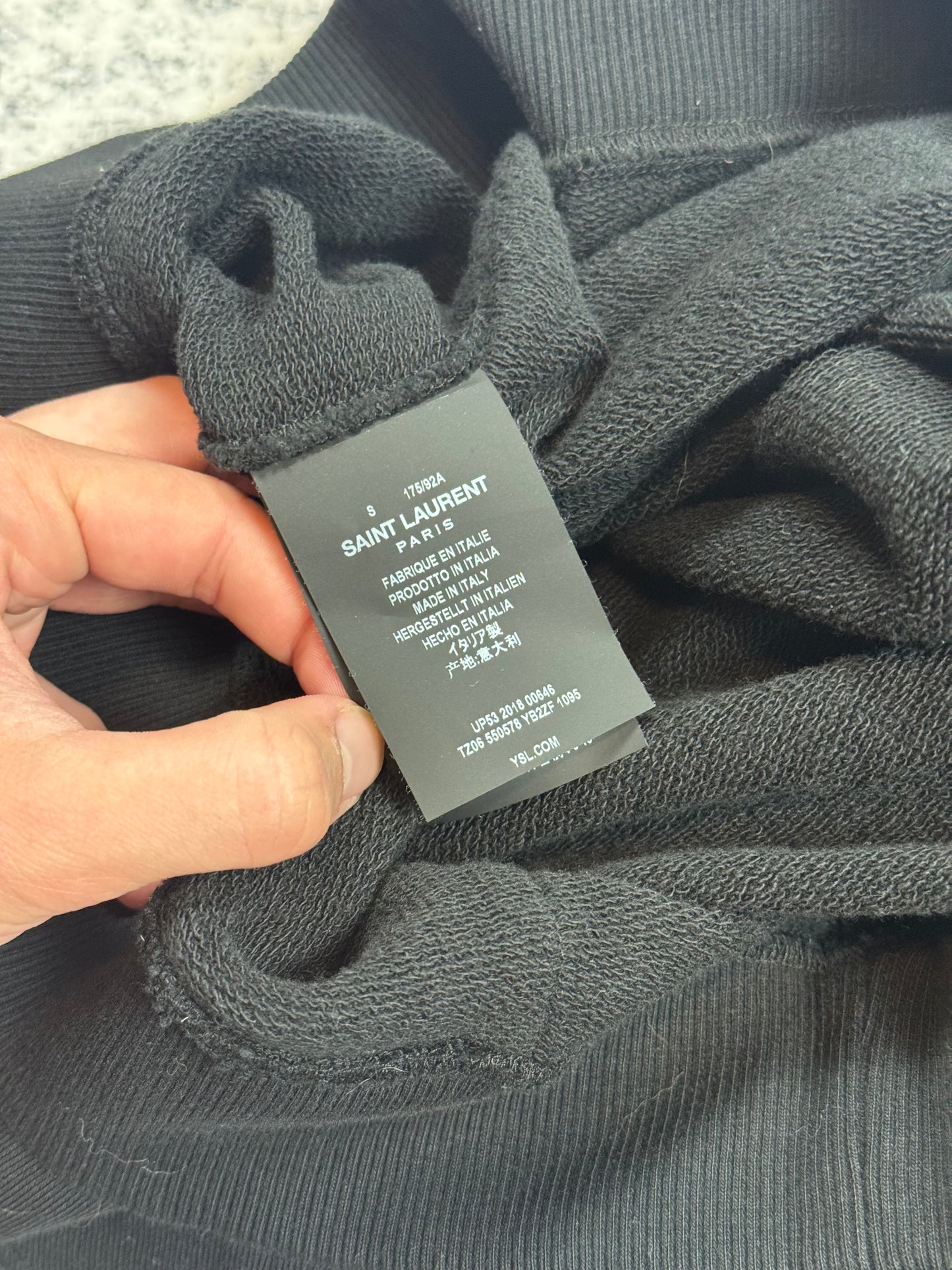 2018 Saint Laurent Paris Paisley Bandana Hoodie