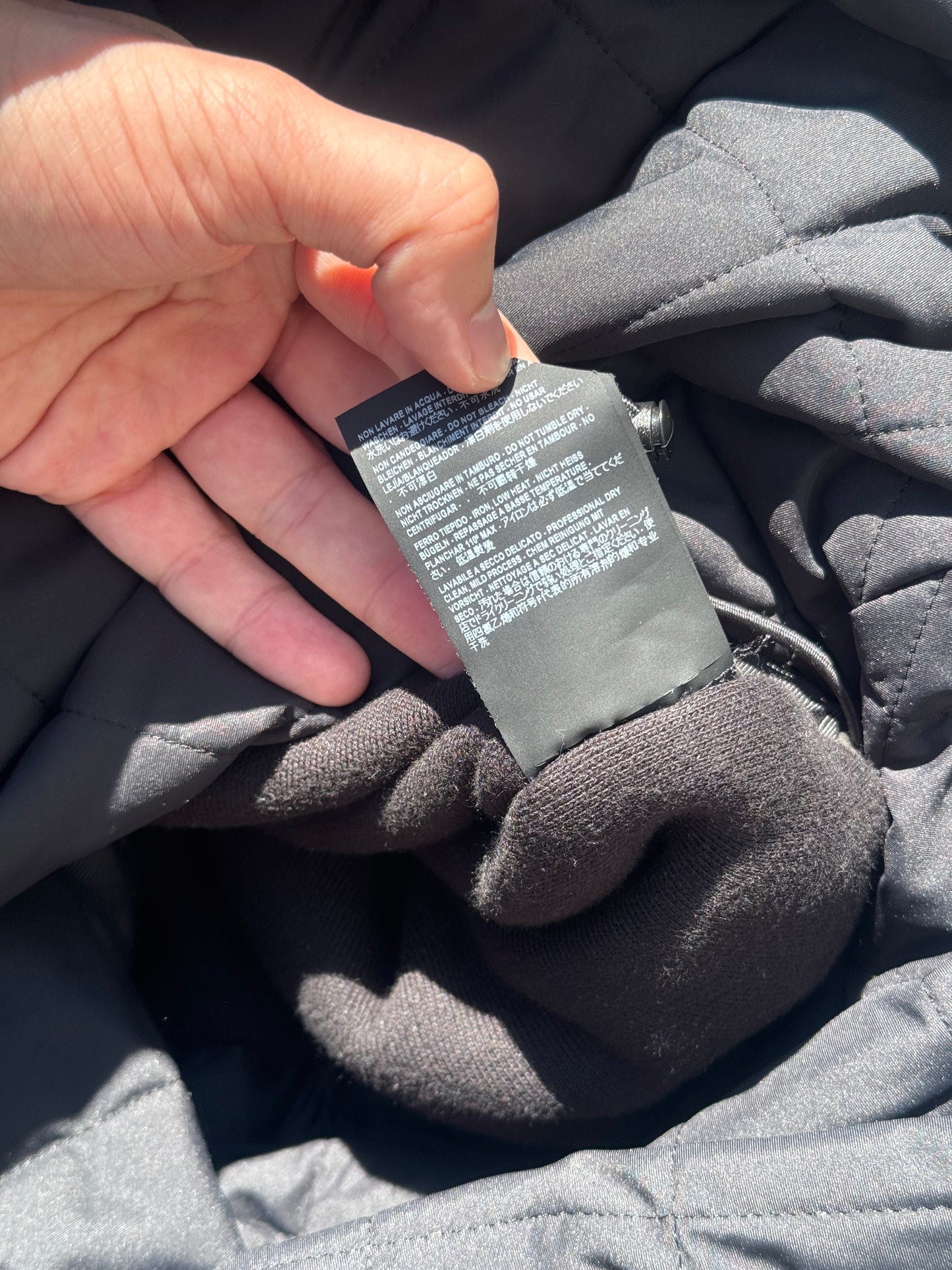 Balenciaga Blue Oversized Parka