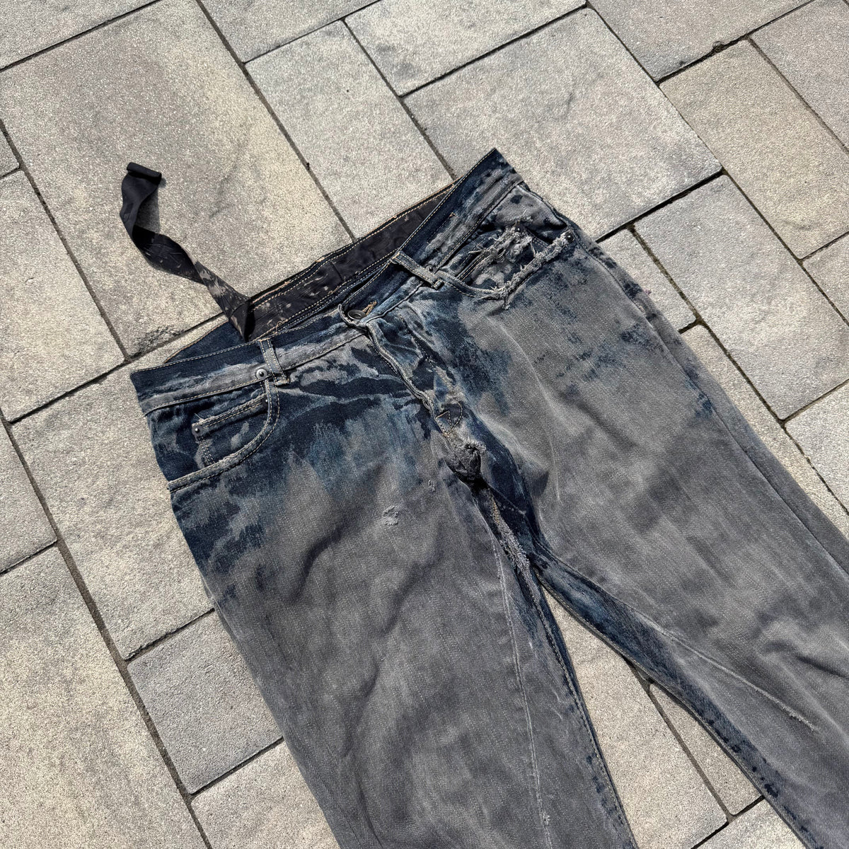 FW12 Rick Owens Hogwash Detroit Cut Denim
